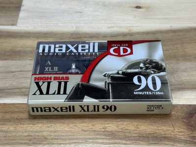   New  Maxell High Bias XLII 90 Minutes /90m  Audio Cassette  Sealed