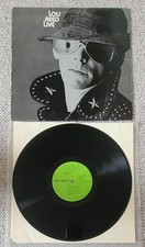 LOU REED-LIVE-ORIGINAL UK RE-ISSUE LP ON RCA INT.RECORDS(GREEN LABEL)-1981-VGC