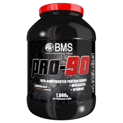 BMS Pro-90 Wheyprotein-mehr Eiweiß geht nicht (45,95 EUR/kg)