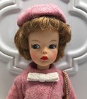 Curly Brunette Tammy wearing Career Girl Dress and Jacket — photo 3