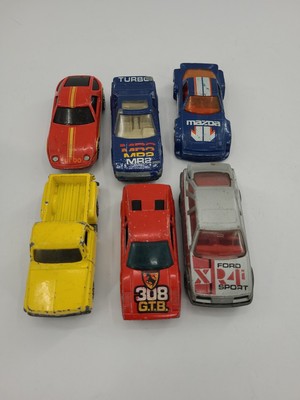 Vtg Hot Wheels Matchbox Ertl Cars 80's MR2 RX-7 928 308 Porsche Ferrari  Mazda 