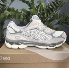ASICS Gel-NYC Cream Arctic Sky Sneaker Größe 44 Grau/Beige