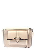 ZARA Borsa a tracolla Donna Borsa bianco sporco stile casual