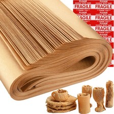 Honeycomb Packing Paper Sheets 28 x 15 Inch Stretchable Moving 100 Sheets