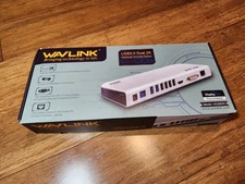 Wavlink WL-UG39DK1 Dual 2K USB 3.0 Universal Docking Station White