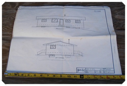 Vtg 15 Sheets 1977 BLUEPRINTS Architectural Floor Plans MIDWESTERM HOMES