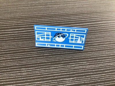 Lego Blue Hinge Plow Blade 6x3 (2440) Ice Planet From Set 1704/6983