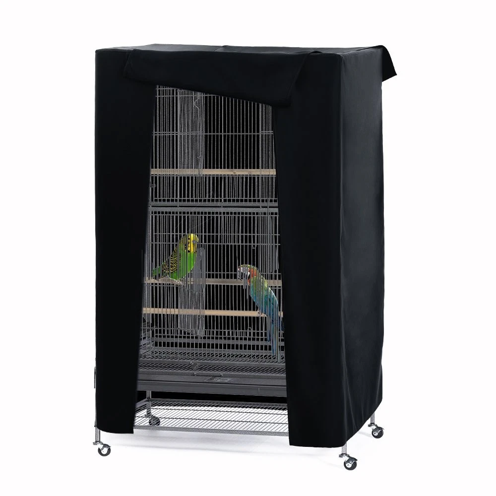 Birdcage Cover Blackout 21" L x 21" W x 28" H - Breathable Fabric for Pets