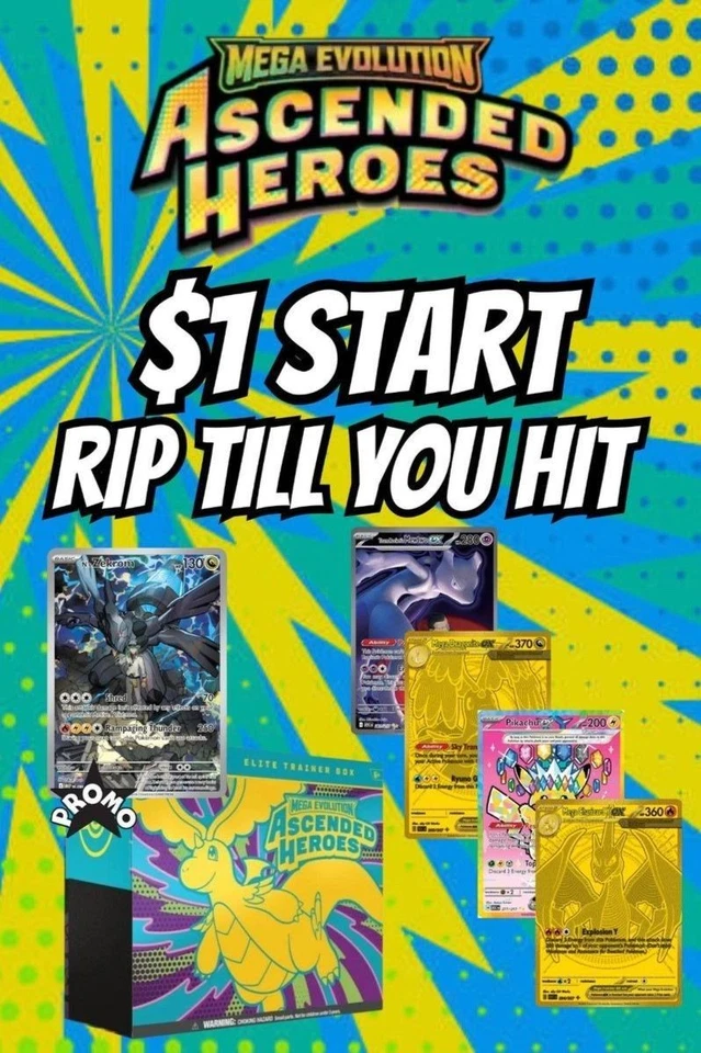 $1 START RIP TILL YOU HIT ASCENDED HEROES