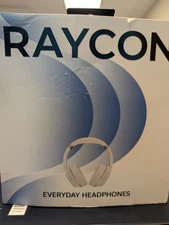Raycon Everyday Over-Ear Wireless Bluetooth Headphones RBH820 – White – New Open