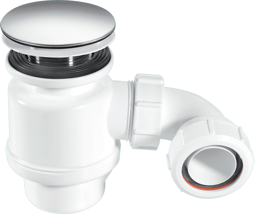 McAlpine STW8-M 50mm Water Seal Resealing Shower Trap with Multifit Outlet