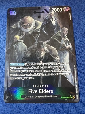 Five Elders (OP13-082) Character Holo Super Rare 12000 Power One Piece Card Game
