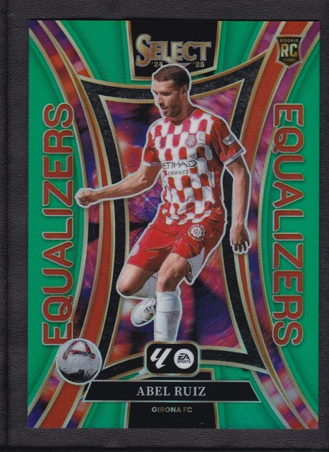 2024-25 ABEL RUIZ 1/5 PANINI SELECT LA LIGA EQUALIZERS GREEN ROOKIE RC #8