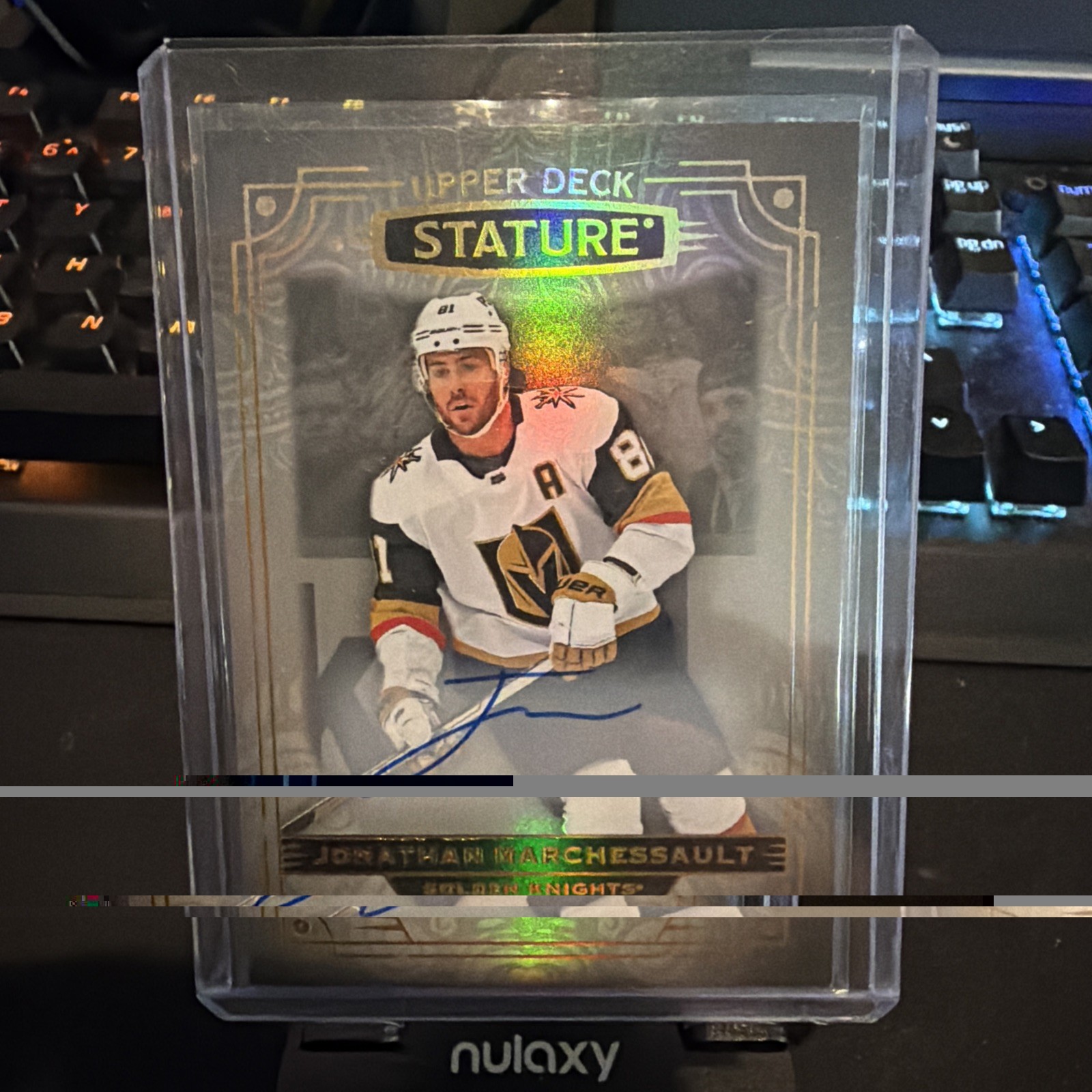 2022-23 Upper Deck Stature Autograph Jonathan Marchessault Auto Nashville
