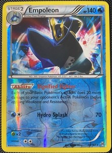 newest pokemon card expansion Empoleon ex Full Art Phantasmal Flames 114/094, NM Pokemon Card main image 0