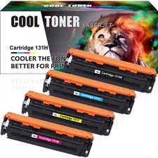 4PK CRG 131 Color Toner Cartridge Set For Canon 131 Imageclass MF8280 8230
