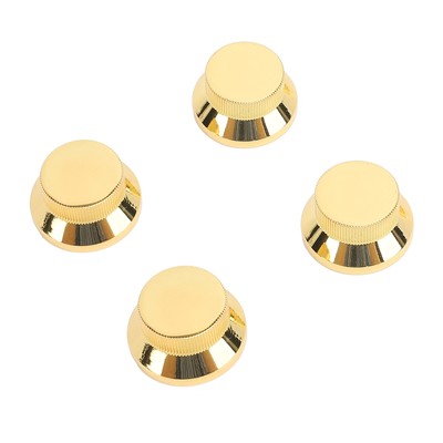 4PCS Metal Knob Caps Electric Guitar Bass Volume Tone Control Knobs For 6mm URS