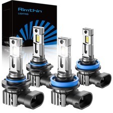 9005/HB3 H11/H8/H9/H16 LED Bulbs Combo, 120W 32000 LM Super Bright 6000K Cool...