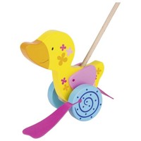 Goki Susibelle Schiebetier Ente Aus Holz Mit Schiebestab LäNge Ca. 59Cm 54913 Ne