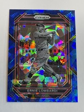 2023 Panini Prizm Baseball Blue Ice Prizm - Ernie Lombardi - Cincinnati Reds