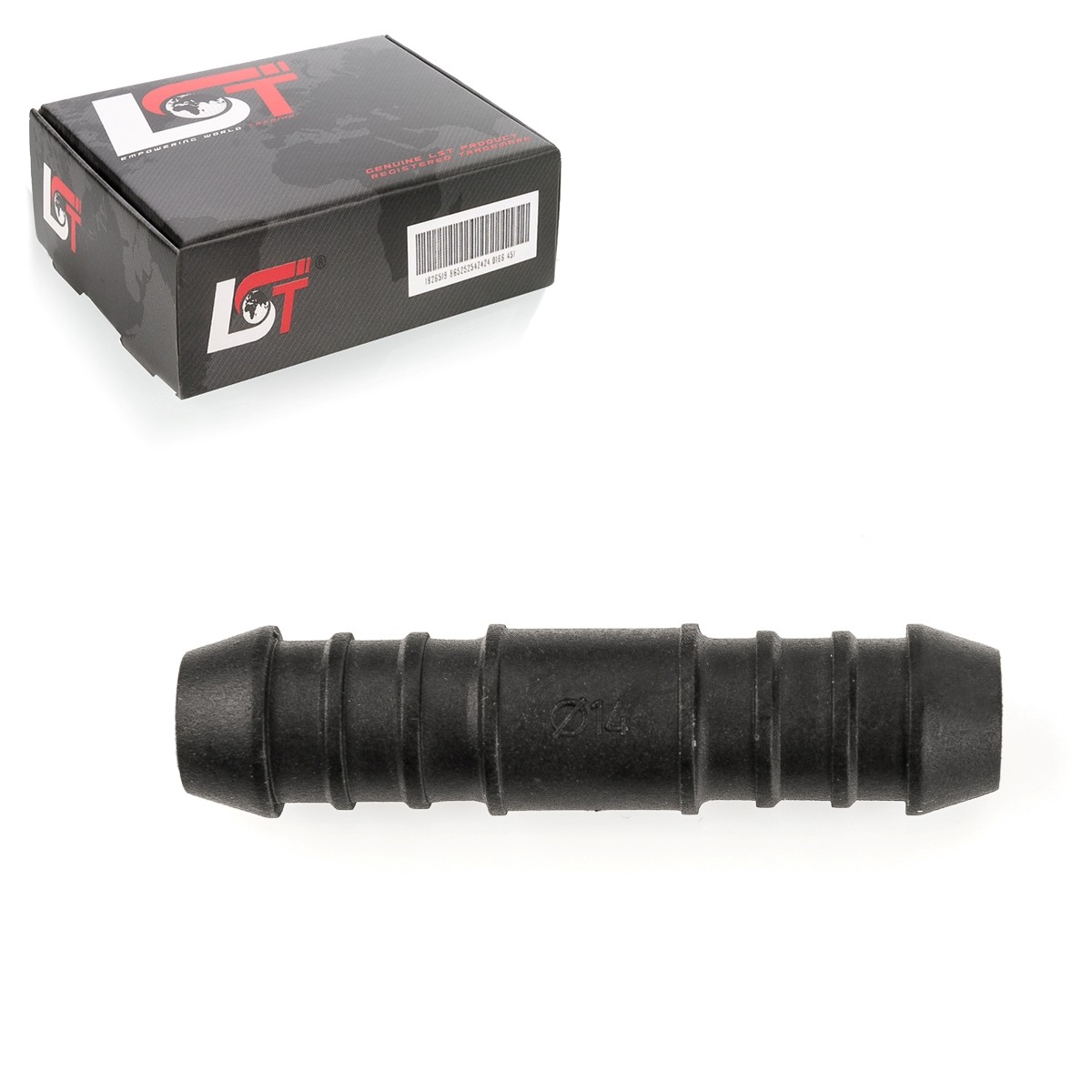 Polyamide PA6 Plastic Hose Connector Petrol Oil Resistant 0 9/16in for Porsche