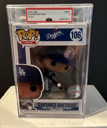Funko Pop Shohei Ohtani 106 MLB Los Angeles Dodgers PSA 9 Mint