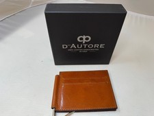 D"AUTORE Mens Walet 100% Leather Handcrafted. Made in Italy