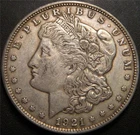 1921 Morgan Dollar - Lightly Circulated