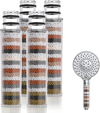 Shower Filter for Handheld Shower Head, 4 Pack Replacement Filters for Hard Wate