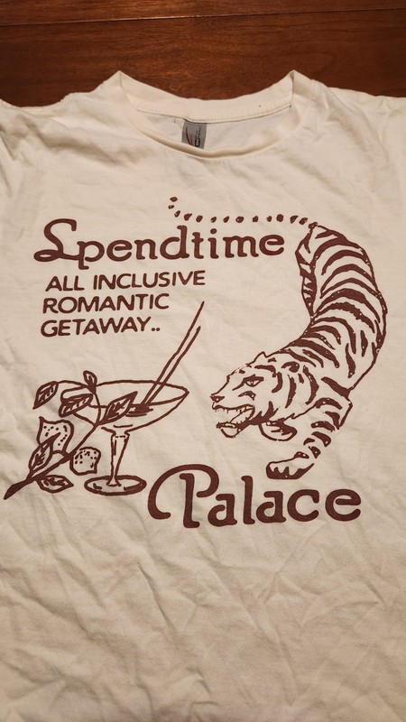 Spendtime Palace tour small t-shirt alternative indie rock band 2018 Costa Mesa