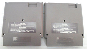 Teenage Mutant Ninja Hero Turtles + Burai Fighter (Nintendo NES Cartridges) PAL