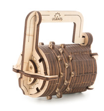 UGears Combination Lock Wooden 3D Model. Mod. 70020.