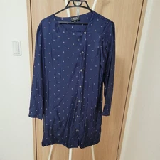A.P.C. Navy Dot Pattern Dress