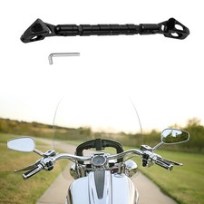 Motorbike Balance Cross Bar Adjustable Handlebars Black with Small Wrench 1 Set