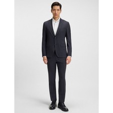 Boss Wool Blend Microfancy Slim Fit Dress