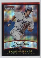 2001 Bowman Chrome X-Fractor Shawn Green #90 11z5
