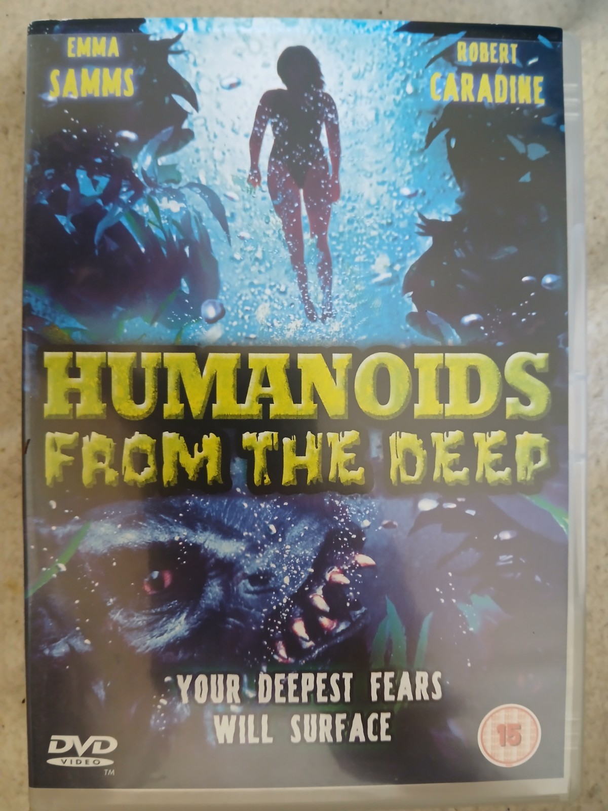 Humanoids from the Deep DVD (2003) Emma Samms, Yonis (DIR) cert 15 ~ Like New