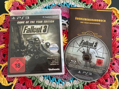 Fallout 3 Game of The Year Edition (Sony PlayStation 3, 2011) PS3 OVP TOP