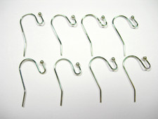 20 pair 40 Platinum color silver plated Ear Wires ball end french hook