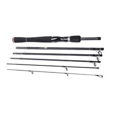6 Section Carbon Fiber Fishing Rod 2.1 M Straight Sea Fishing Rod ML Action