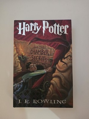 Harry Potter Chamber of Secrets J.K. Rowling First Ed. Hardcover Dust Jacket 19 