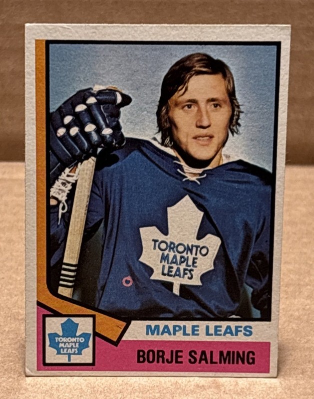 1974-75 Topps #180 Borje Salming Rookie Card