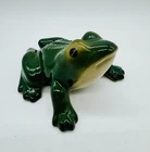 Vintage Roseville Pottery Stoneware Frog Sculpture Novelty Collection w Tag
