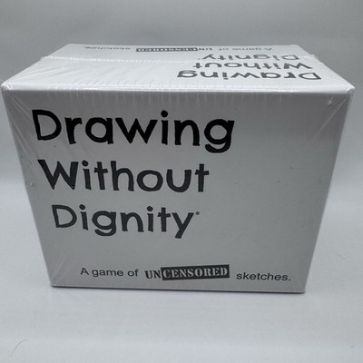 Drawing Without Dignity Uncensored Party Game Art Theme for Ages 17+ Complete