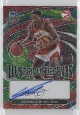 2022-23 Panini Spectra Meta Prizm 17/25 Dominique Wilkins #ILS-DWK Auto HOF s6i