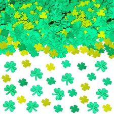 JULBEAR St. Patrick's Day Shamrock Confetti, St Patricks Day Table Decorations G