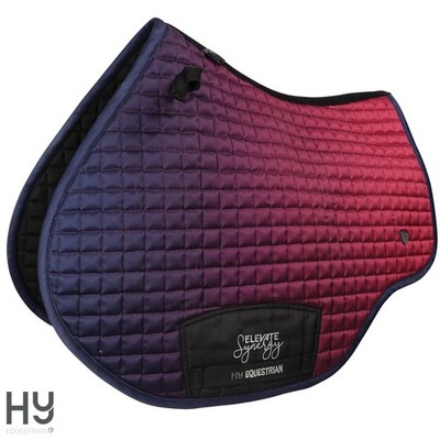 Synergy Elevate Schabracke von Hy Equestrian NAVY/FIG COB/FULL Mesh Lining