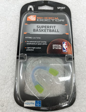 Shock Doctor Youth Age 10- Superfit Basketball Mouthguard Sport Fit Clear
