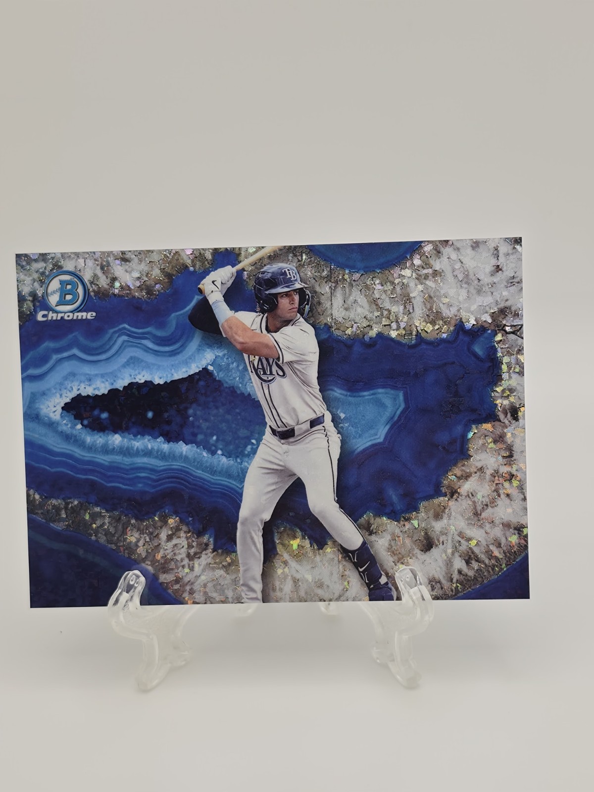 2025 Topps Bowman Chrome Crystallized Carson Williams Tampa Bay Rays BWC-14
