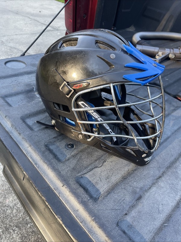 Cascade CPX Black Full Face Lacrosse Helmet w/ Face Mask Cage